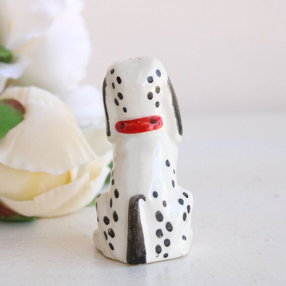 Vintage 1950s Salt and Pepper Shaker, Dalmatian Dog  S & P, Collectible Kitchen - Picture 7 of 10